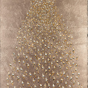 #251-Warm-Silver-Marathon-heather-blanton-saatchi-art-gold-painting