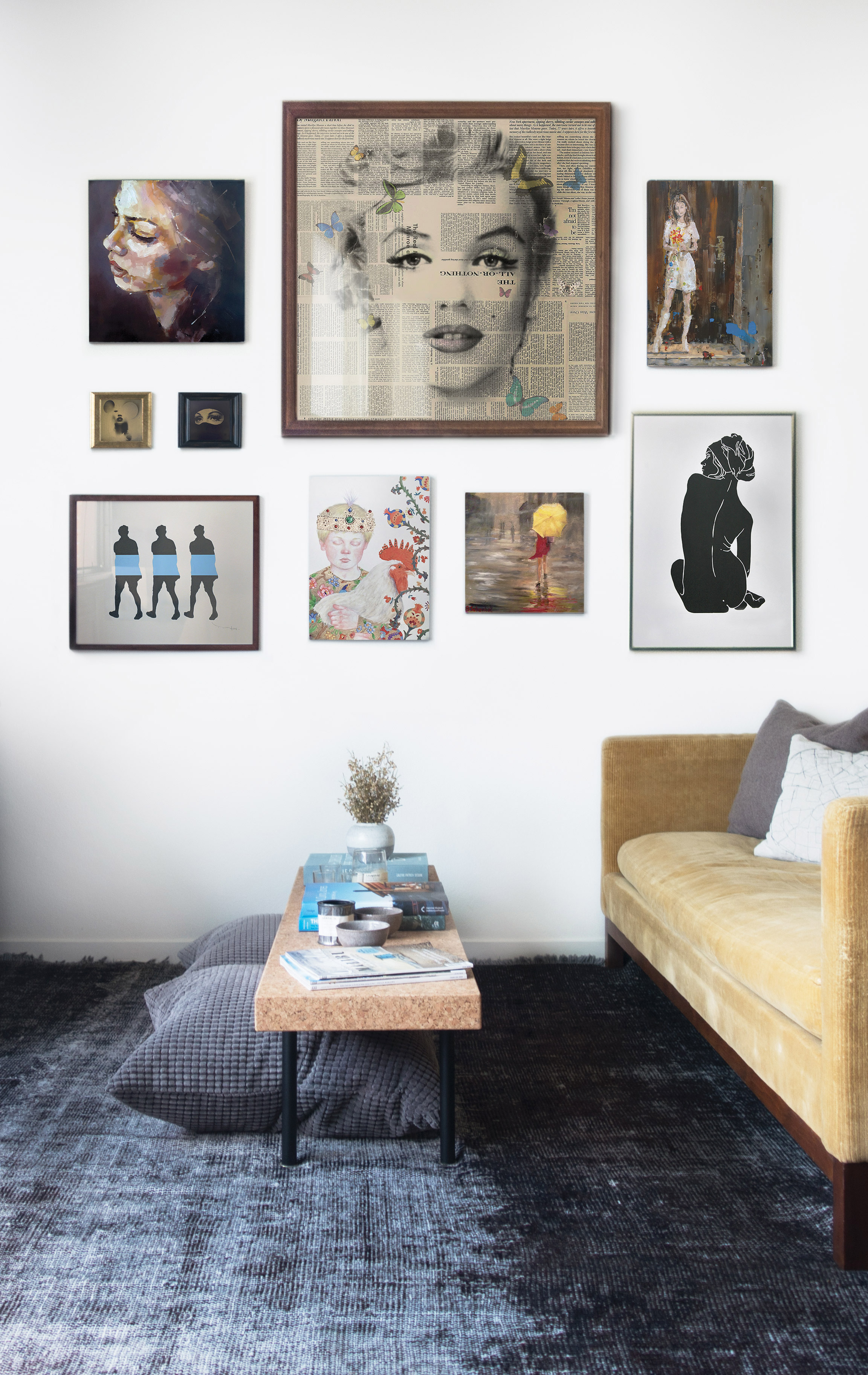 Picture Perfect: Salon-Style Gallery Walls | Canvas: A Blog By Saatchi Art