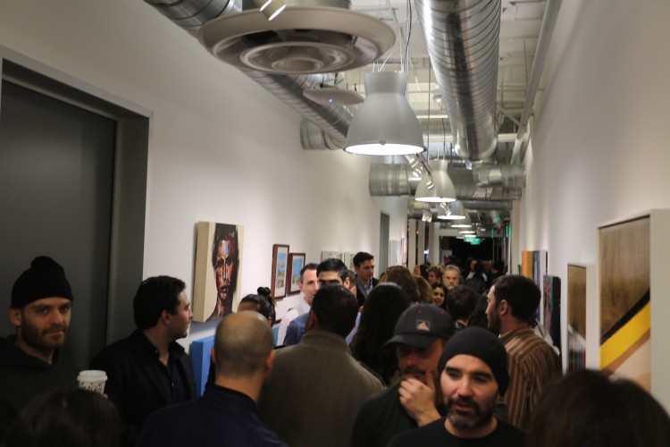 The opening was packed to the brim all night – Thanks to all who came out!