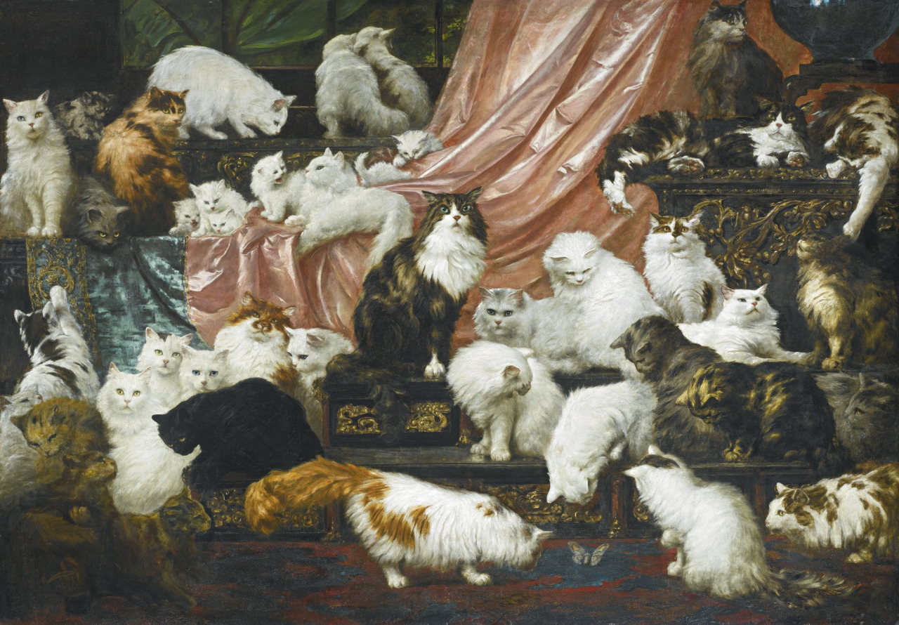 see the world's largest cat painting 