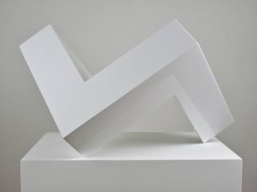 white square angular sculpture metal for sale online Saatchi Art