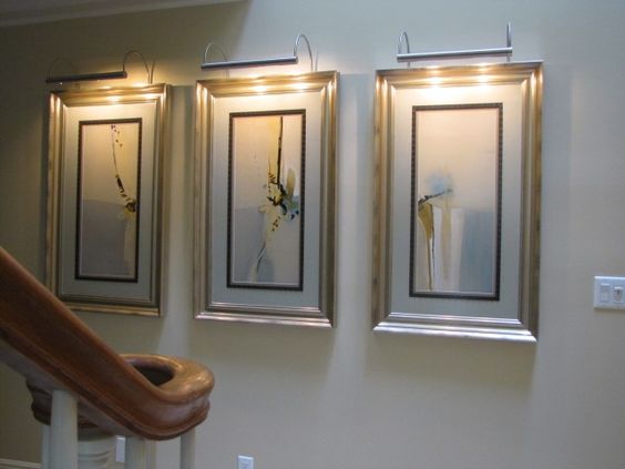 lights for paintings on wall