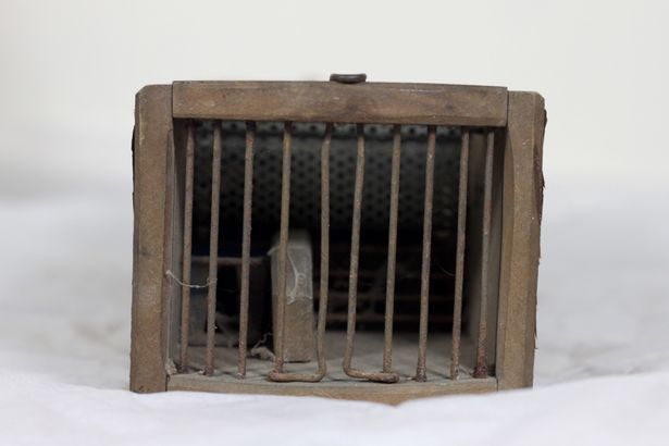 mouse killed in an 150 mouse trap inside of a museum