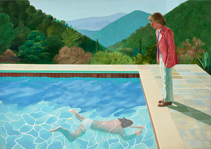see david hockney's beloved california pools and landscapes at the tate next year