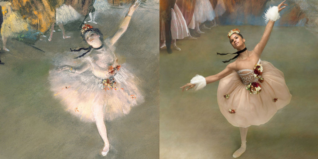 degas dancers come to life by professional ballerina 