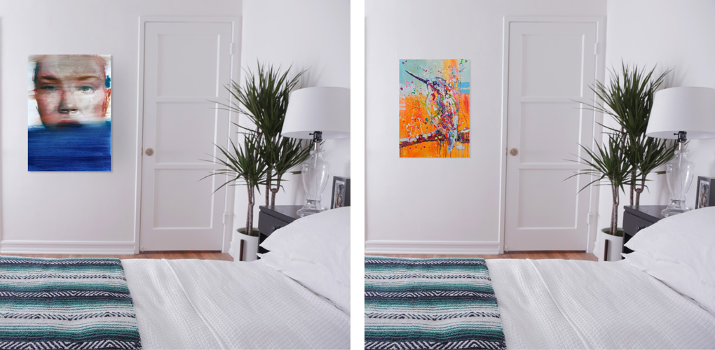 original art available at saatchi art can change the vibe of any room in your home
