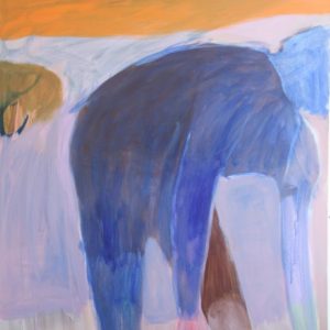 saatchi-art-invest-in-art-orange-blue-figurative-painting-jenny-lundgren-original art work for sale
