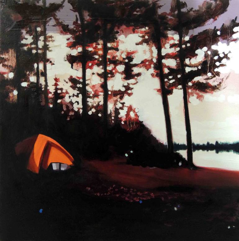 saatchi-art-andy-allen-tent-painting