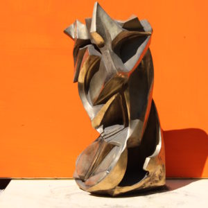 Manly-Head-william-tode-saatchi-art-bronze-sculpture