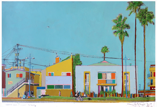 saatchi-art-fabio-coruzzi-venice-beach-figurative-painting-sm