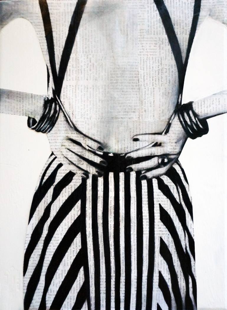 saatchi-art-black-and-white-style-stripes-annie-terrazzo