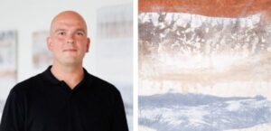 Artist Rokas Berziunas and his dreamy abstracts.